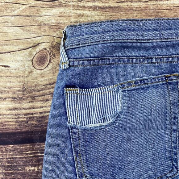 Rag & Bone Jeans Women's Size 27 The Skinny Tomboy Light Wash Patches 32x26 - Picture 5 of 12